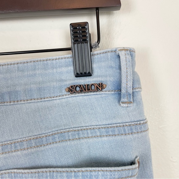 Scalon Flare Leg Jeans Size 40 (Medium) - Picture 2 of 7